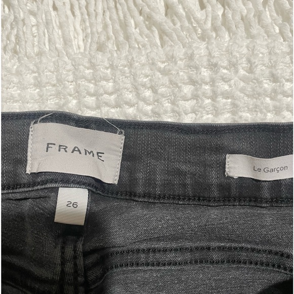 Frame Le Garçon Jean. Women’s Size 26. Black - Picture 2 of 3